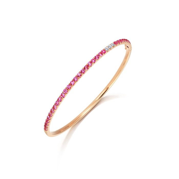 18K Rose Gold Bangle | Chow Sang Sang Jewellery | Daily Luxe | 89563K - 2
