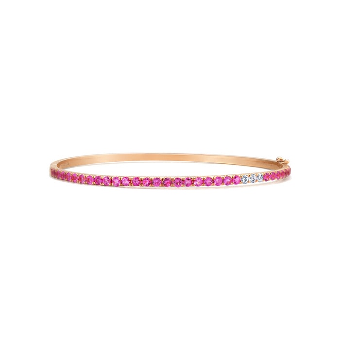 18K Rose Gold Bangle | Chow Sang Sang Jewellery | Daily Luxe | 89563K - 1