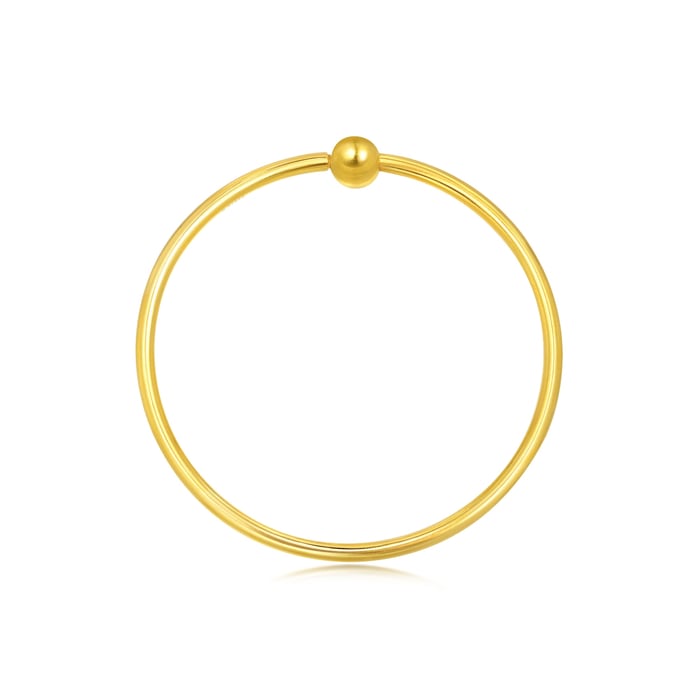 Solid Gold Bangle | Chow Sang Sang Jewellery | Charme | 90194K - 5