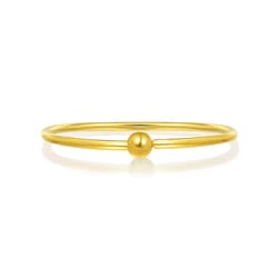 999.9 Gold Polished Bangle