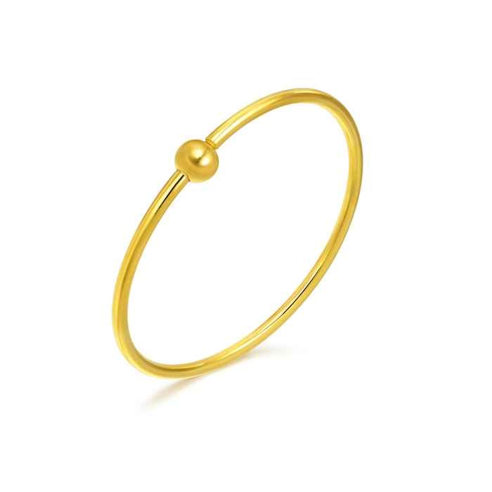 Solid Gold Bangle | Chow Sang Sang Jewellery | Charme | 90194K - 4