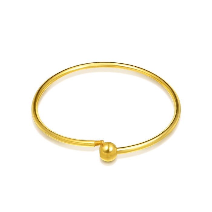 Solid Gold Bangle | Chow Sang Sang Jewellery | Charme | 90194K - 6