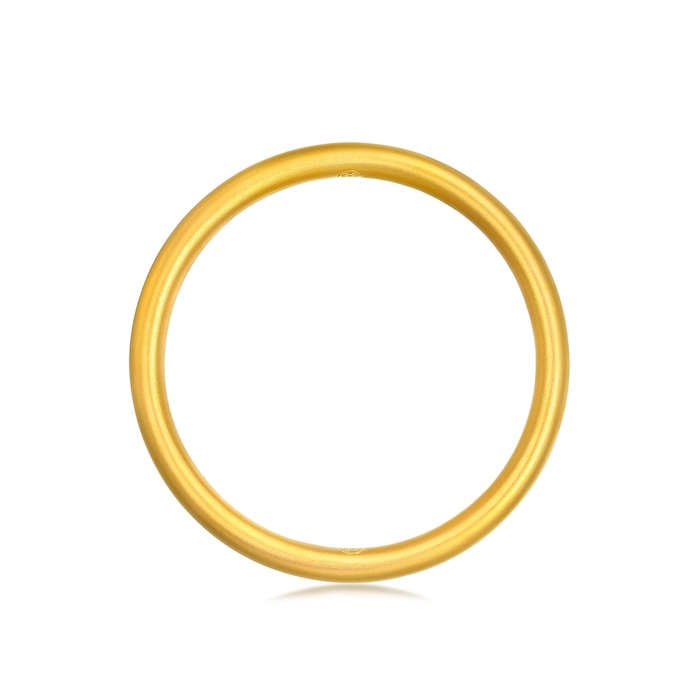 Solid Gold Bangle | Chow Sang Sang Jewellery | Cultural Blessings | 91204K - 5