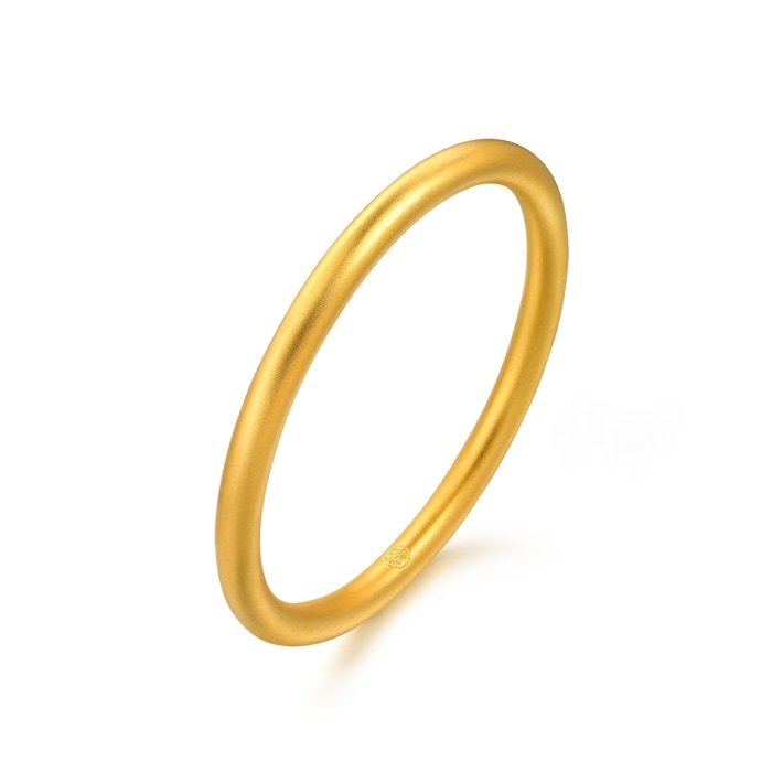 Solid Gold Bangle | Chow Sang Sang Jewellery | Cultural Blessings | 91204K - 4