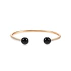Cosmos' 18K Rose Gold Freshwater Pearl Bangle