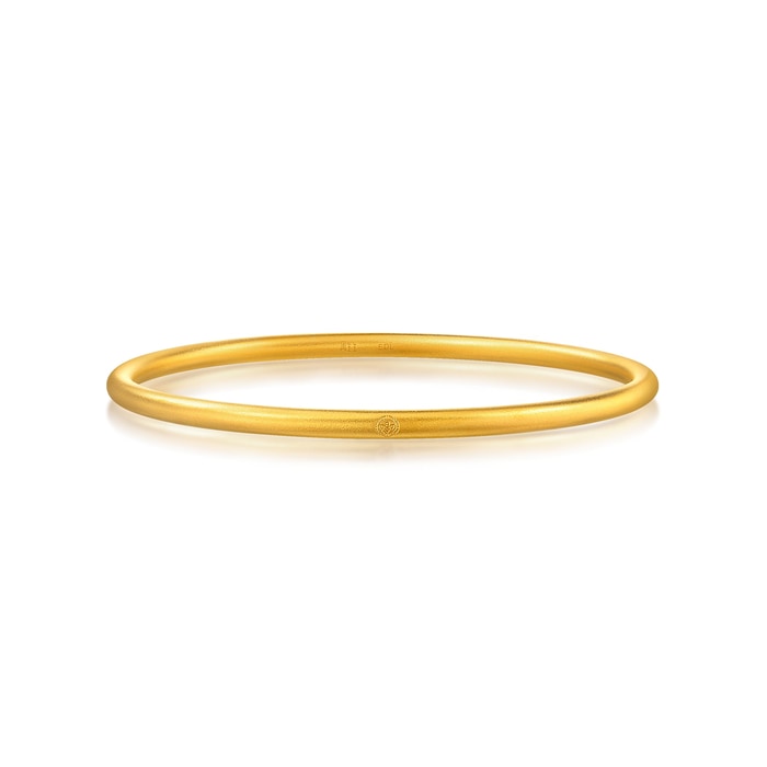 Solid Gold Bangle | Chow Sang Sang Jewellery | Cultural Blessings | 92289K - 1