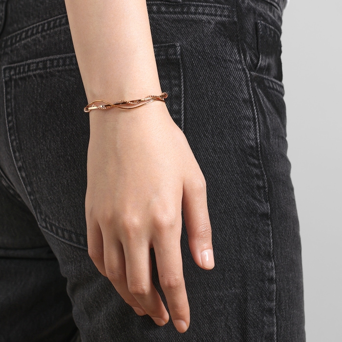 18K Rose Gold Bangle | Chow Sang Sang Jewellery | Minty Collection | 92546K - 2