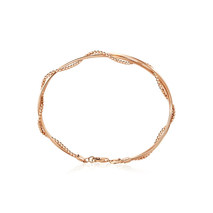 18K Rose Gold Bangle | Chow Sang Sang Jewellery | Minty Collection | 92546K - 5