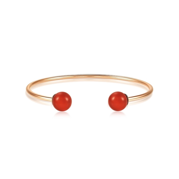 18K Rose Gold Bangle | Chow Sang Sang Jewellery | 93330K - 1