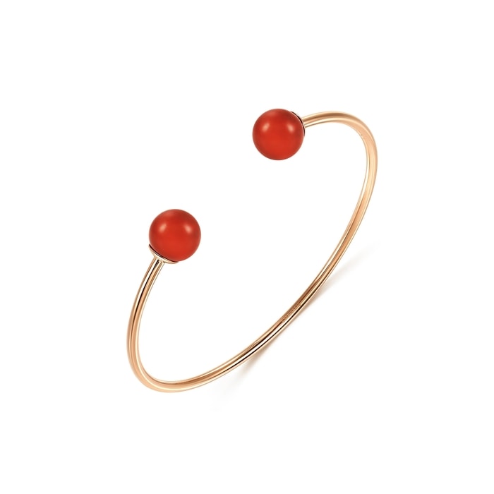 18K Rose Gold Bangle | Chow Sang Sang Jewellery | 93330K - 4