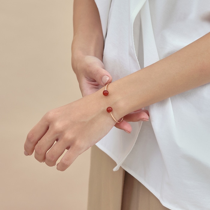 18K Rose Gold Bangle | Chow Sang Sang Jewellery | 93330K - 3