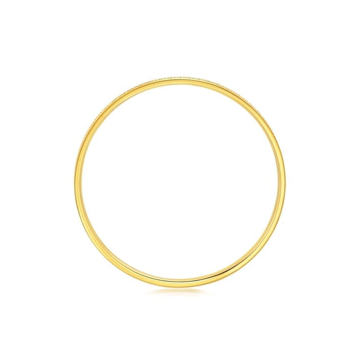 CHIEKO +  caviar bangle †  gold Amazon.com: WISTIC 14K Gold LOVED Bangle Bracelet for Women