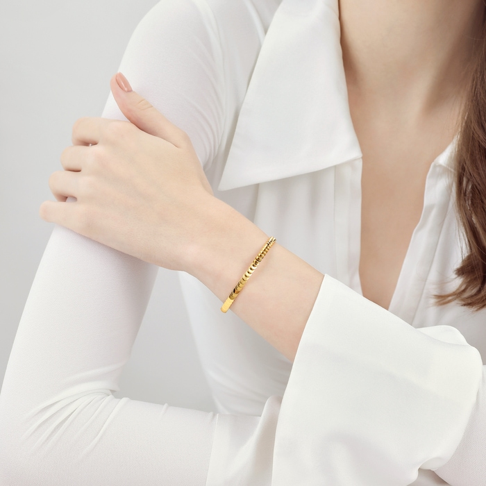 999黃金 手鐲 | 周生生珠寶 | Essence「永」 | 94290K - 3