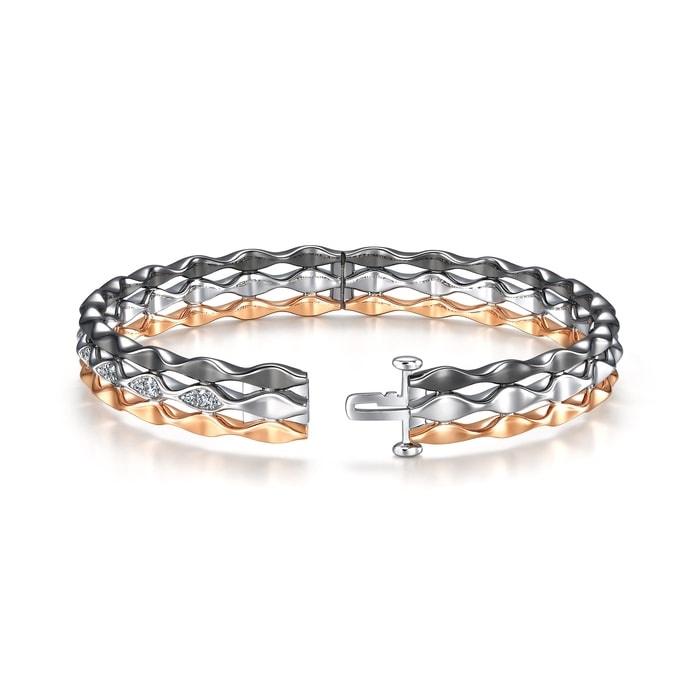 18K Multi-coloured Gold Bangle | Chow Sang Sang Jewellery | YuYu | 95197K - 4