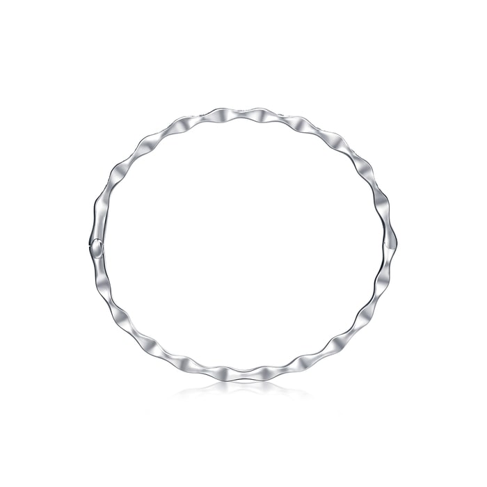 18K White Gold Bangle | Chow Sang Sang Jewellery | YuYu | 95248K - 3