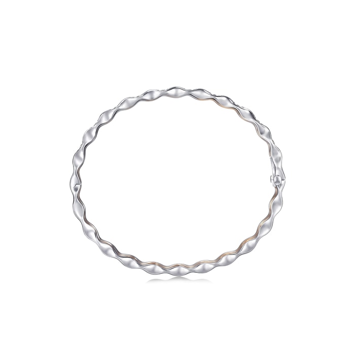 18K White & Rose Gold Bangle | Chow Sang Sang Jewellery | YuYu | 95326K - 3