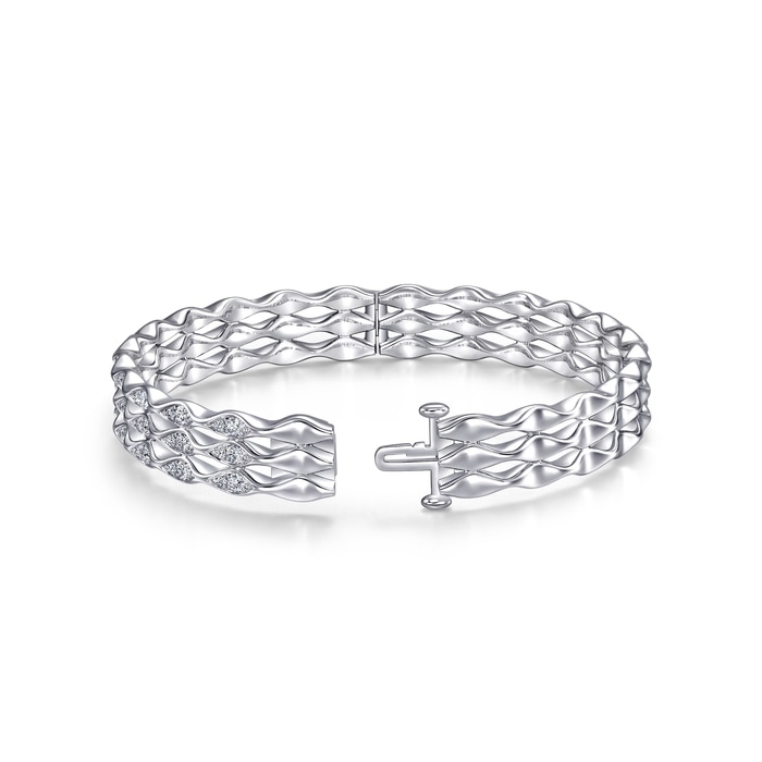 18K White Gold Bangle | Chow Sang Sang Jewellery | YuYu | 95327K - 4