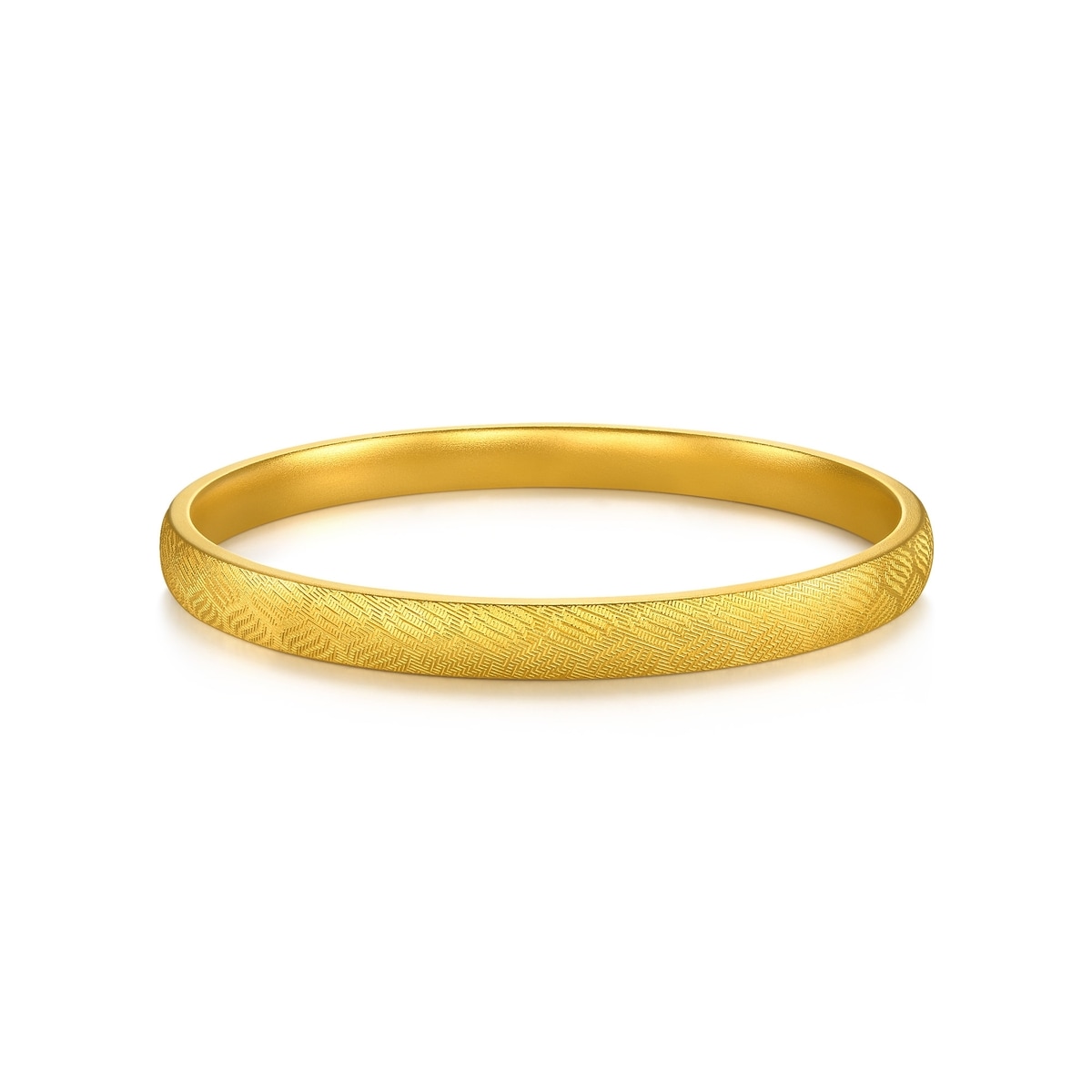 CHIEKO +  caviar bangle †  gold 999.9 Gold Bangle | 40994K(~0.416 tael) | Chow Sang Sang