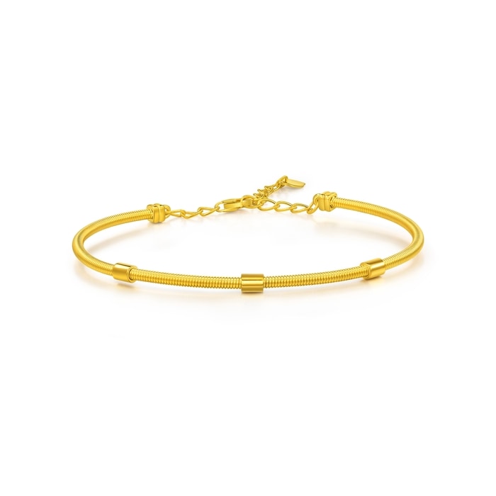 999黃金 手鐲 | 周生生珠寶 | Essence「永」 | 95623K - 1