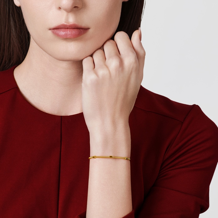 999黃金 手鐲 | 周生生珠寶 | Essence「永」 | 95623K - 3