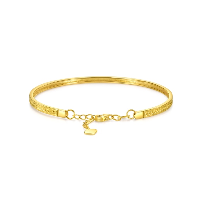 999黃金 手鐲 | 周生生珠寶 | Essence「永」 | 95624K - 6