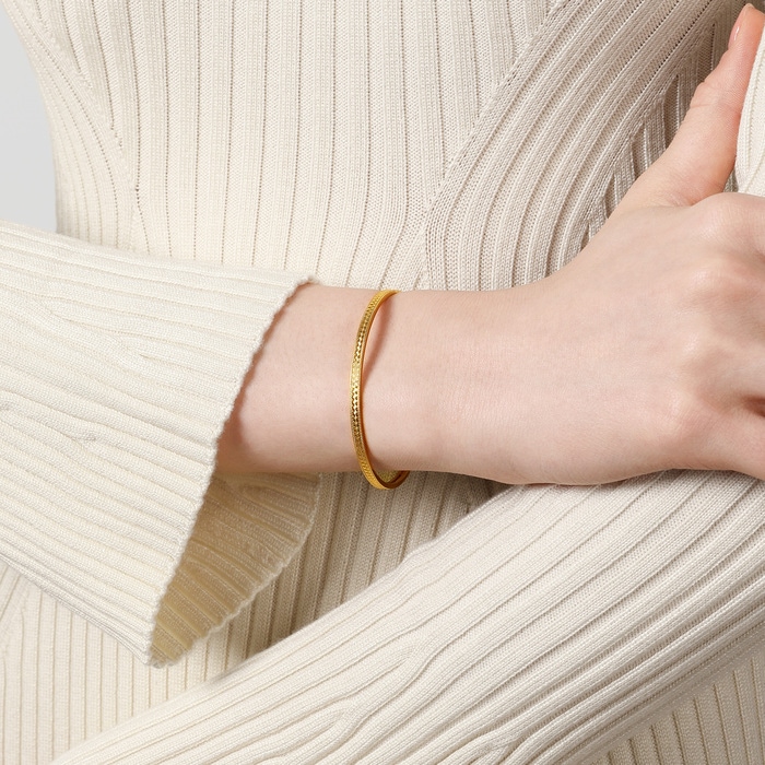 999黃金 手鐲 | 周生生珠寶 | Essence「永」 | 95624K - 2