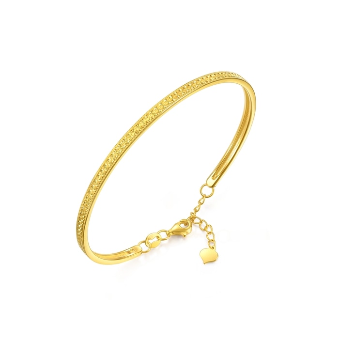 999黃金 手鐲 | 周生生珠寶 | Essence「永」 | 95624K - 4