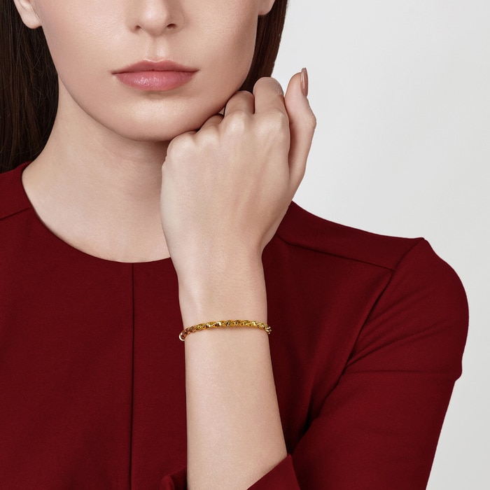 Solid Gold Bangle | Chow Sang Sang Jewellery | Essence | 95625K - 3