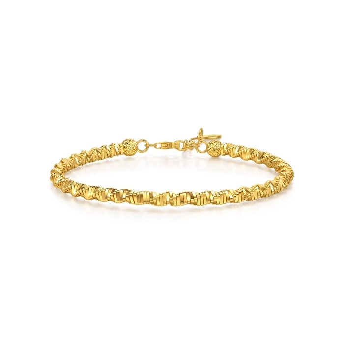 Solid Gold Bangle | Chow Sang Sang Jewellery | Essence | 95625K - 1