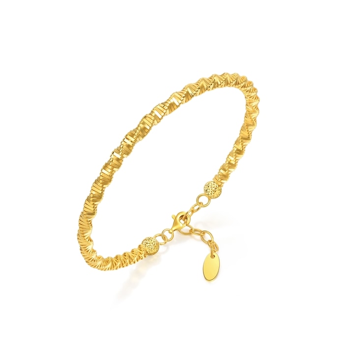 Solid Gold Bangle | Chow Sang Sang Jewellery | Essence | 95625K - 4