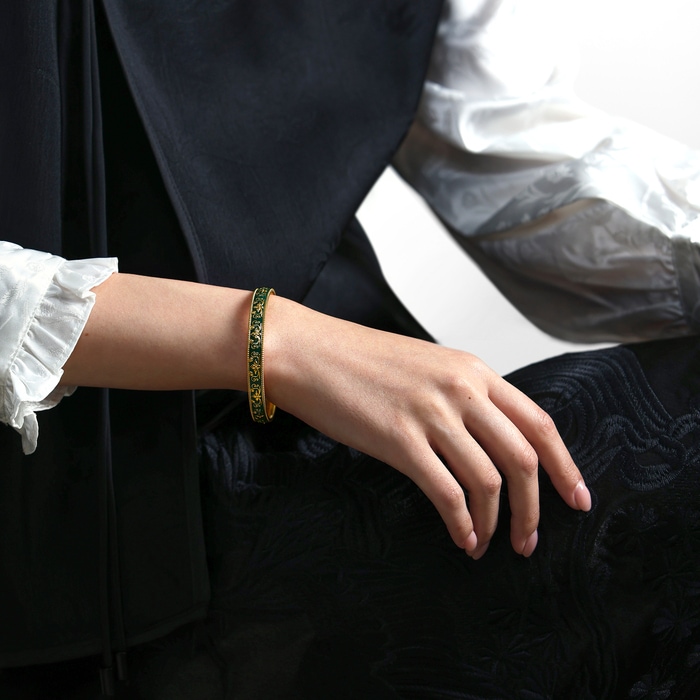Solid Gold Bangle | Chow Sang Sang Jewellery | Cultural Blessings | 95631K - 3