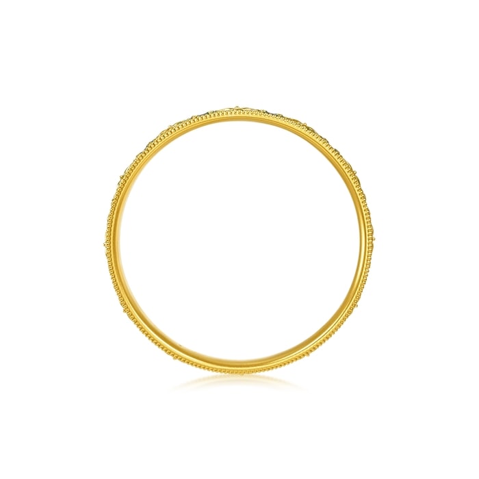 Solid Gold Bangle | Chow Sang Sang Jewellery | Cultural Blessings | 95631K - 5