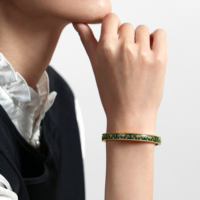 Solid Gold Bangle | Chow Sang Sang Jewellery | Cultural Blessings | 95631K - 2