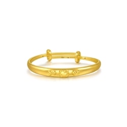 'Hello Kitty' 999 Gold Baby Bangle