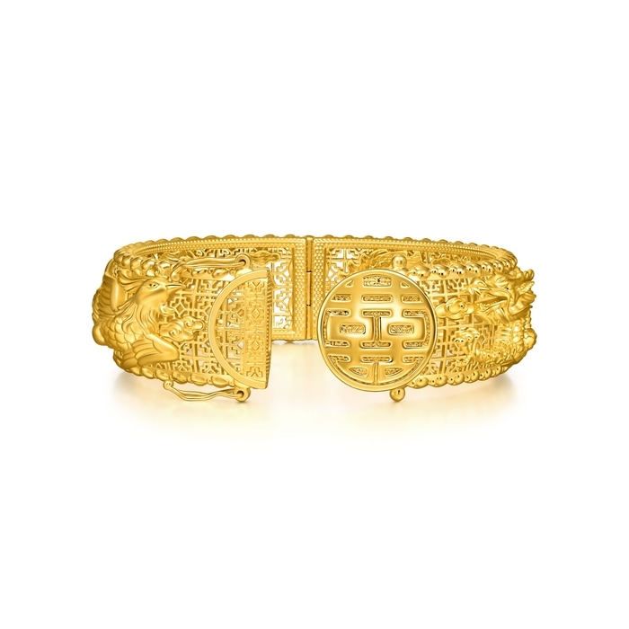 999.9黃金 手鐲 | 周生生珠寶 | 生生有囍 | 95884K - 6