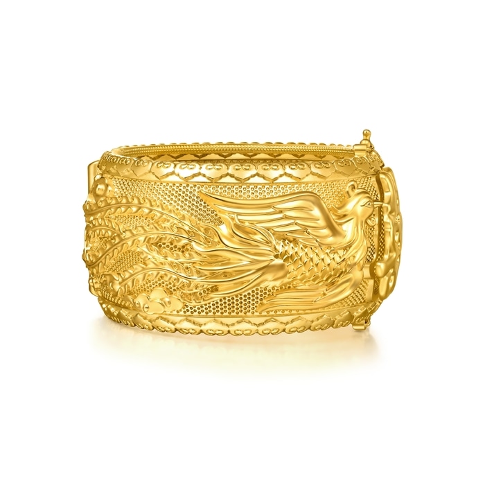 999.9黃金 手鐲 | 周生生珠寶 | 生生有囍 | 95912K - 4