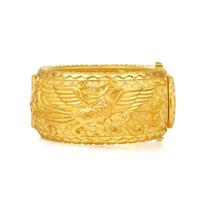 999.9黃金 手鐲 | 周生生珠寶 | 生生有囍 | 95913K - 4