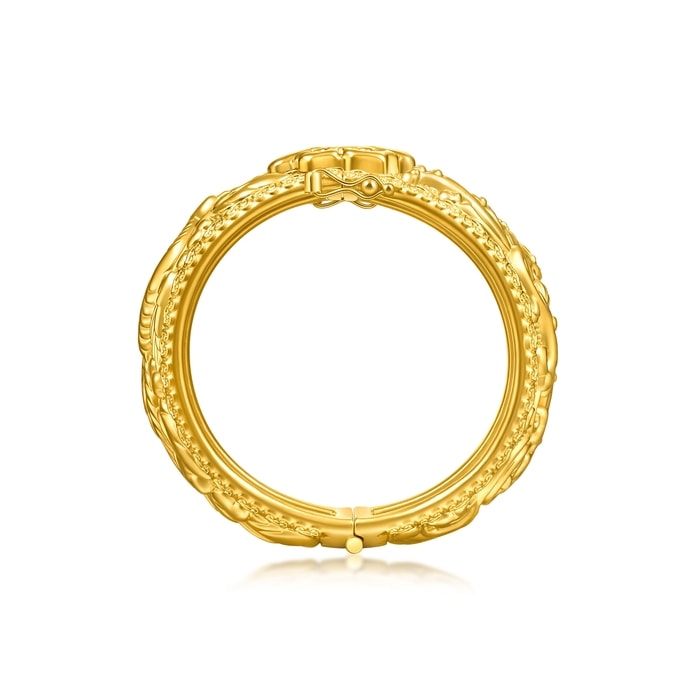 Solid Gold Bangle | Chow Sang Sang Jewellery | Chinese Wedding Collection | 95914K - 5