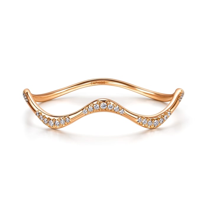 18K Rose Gold Bangle | Chow Sang Sang Jewellery | 96171K - 1