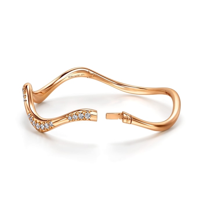 18K Rose Gold Bangle | Chow Sang Sang Jewellery | 96171K - 3