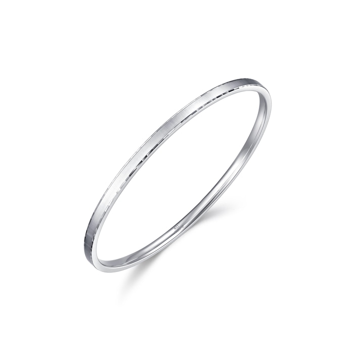 950 Platinum Bangle | Chow Sang Sang Jewellery | Essence | 96366K - 2