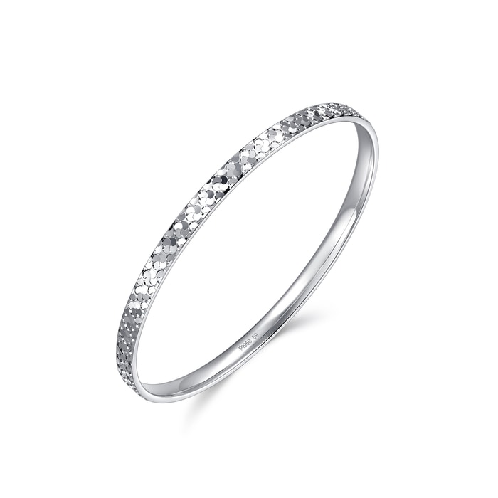 950 Platinum Bangle | Chow Sang Sang Jewellery | Essence | 96390K - 2