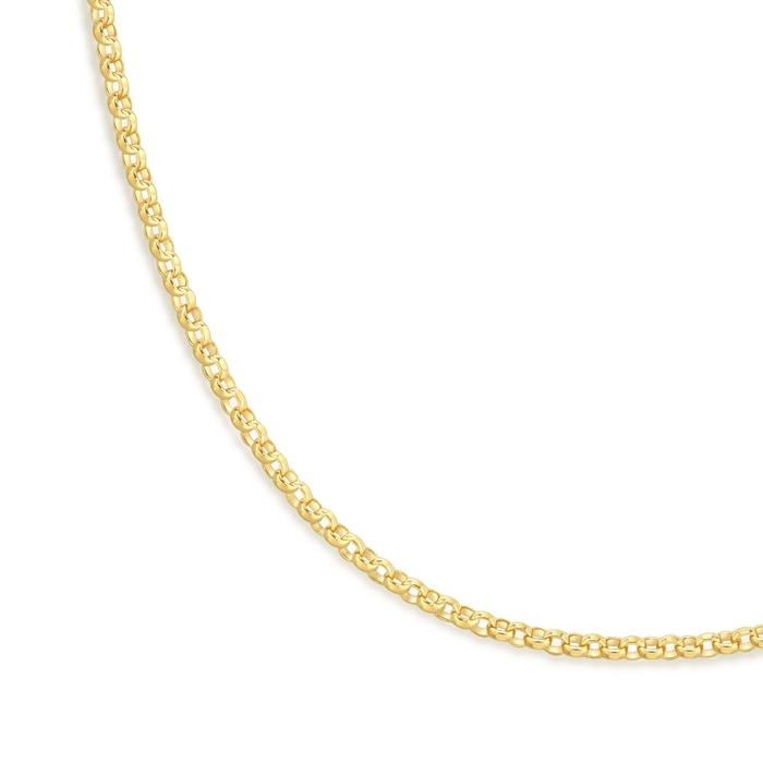 18K Yellow Gold Necklace | Chow Sang Sang Jewellery | Machinery Chain | 03820N - 2