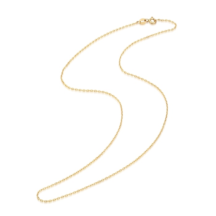 18K Yellow Gold Necklace | Chow Sang Sang Jewellery | Machinery Chain | 04726N - 6