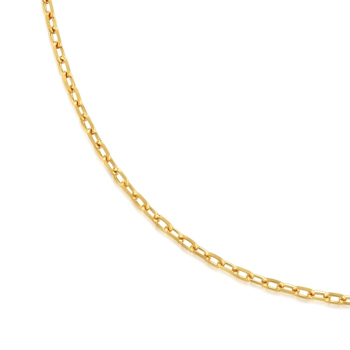 18K Yellow Gold Necklace | Chow Sang Sang Jewellery | Machinery Chain | 04726N - 2