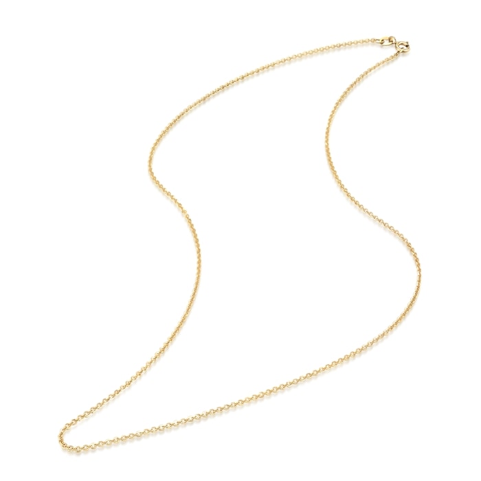 18K Yellow Gold Necklace | Chow Sang Sang Jewellery | Machinery Chain | 04800N - 6