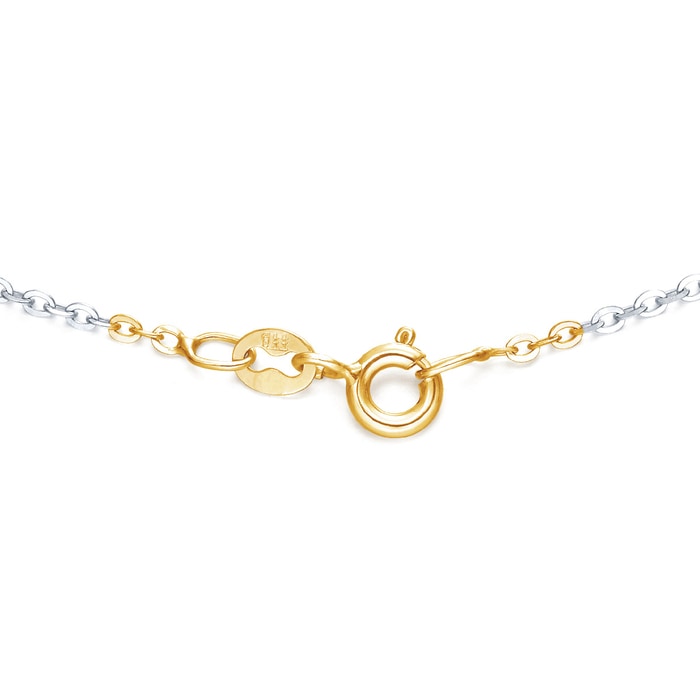 18K三色或以上分色黃金 頸鍊 | 周生生珠寶 | 機織素鍊 | 04800N - 6