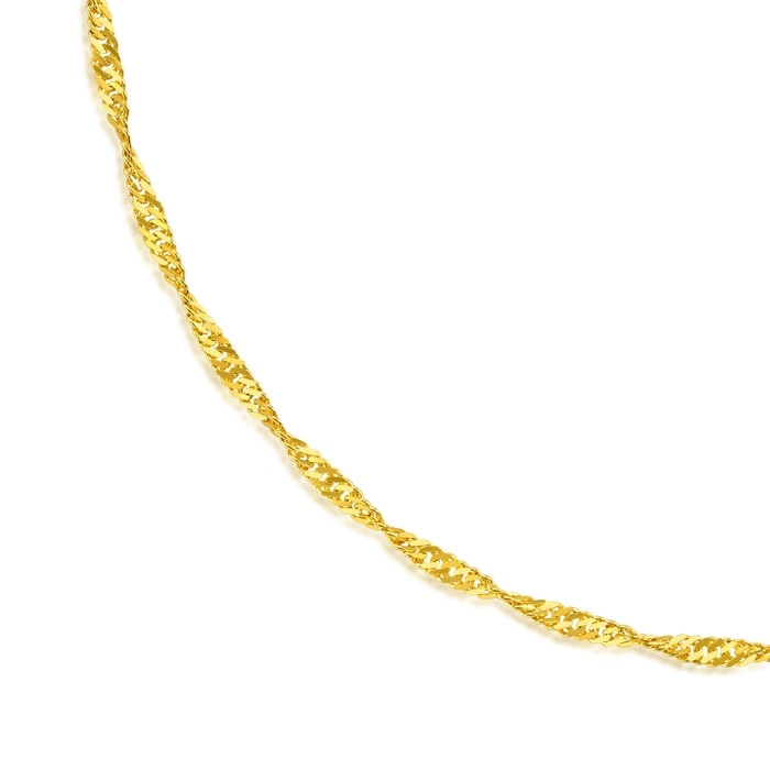 999.9 Gold Necklace | 09240N(40 cm/~0.112 tael) | Chow Sang 999.9 Gold Necklace | 09240N(40 cm/~0.112 tael) | Chow Sang