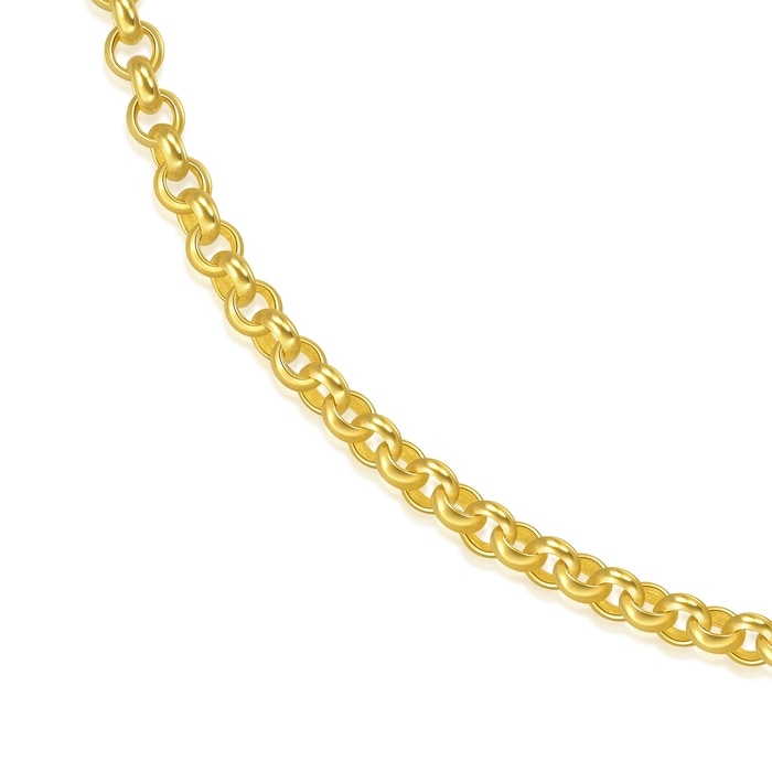 Solid Gold Necklace | Chow Sang Sang Jewellery | Machinery Chain | 09461N - 2