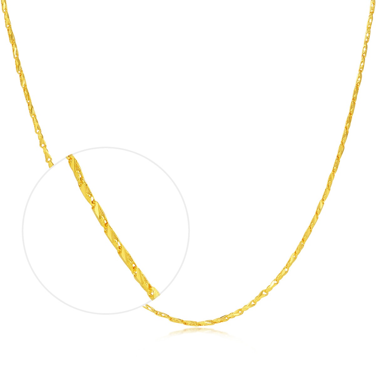 999.9 Gold Necklace | 09497N(45 cm/~0.232 tael) | Chow Sang
